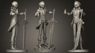 Military figurines Diluc 3d model